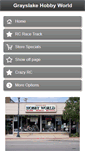 Mobile Screenshot of grayslakehobbyworld.com