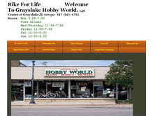Tablet Screenshot of grayslakehobbyworld.com